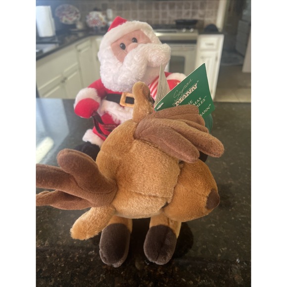 Seymour Mann Animated‎ Talking Singing Reindeer Santa Christmas Collectibles NWT - Picture 6 of 9